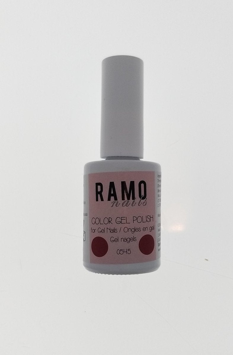 Ramo gelpolish 0545-gel nagellak-gelpolish-gellak-uv&led-15 ml-soak off-rood