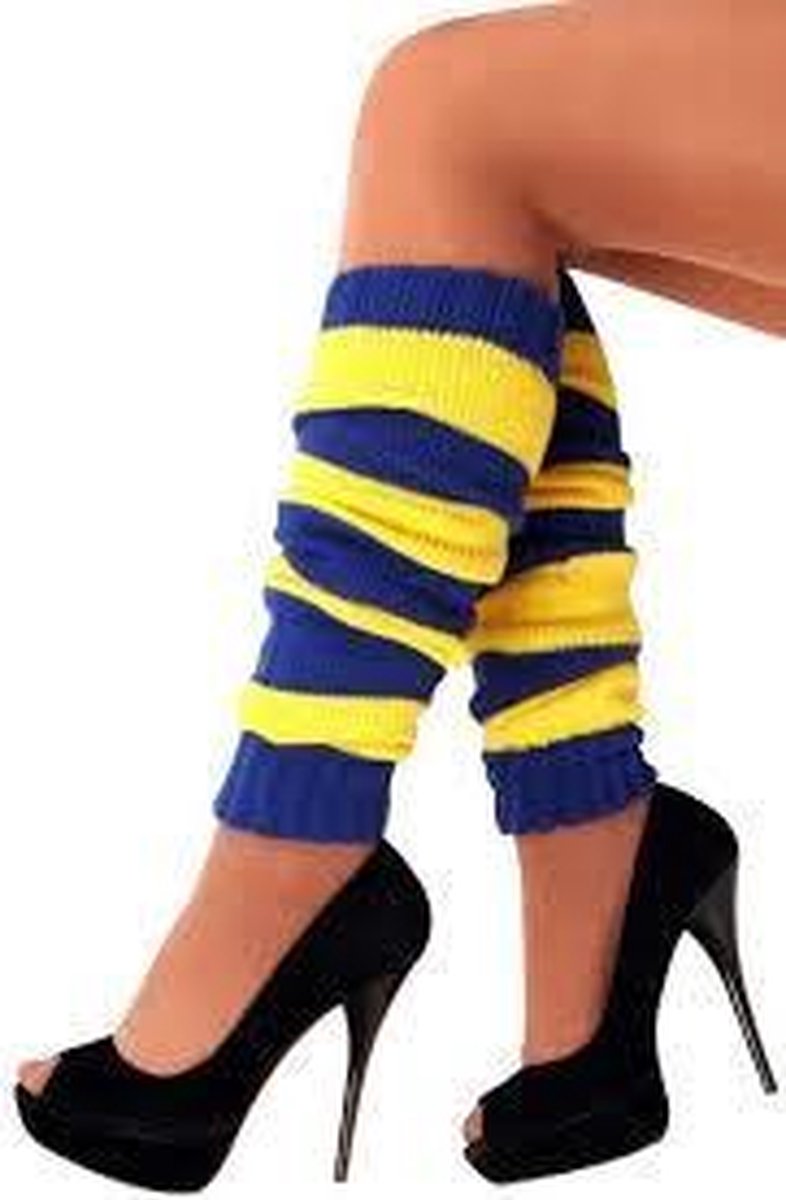 Beenwarmers blauw/geel