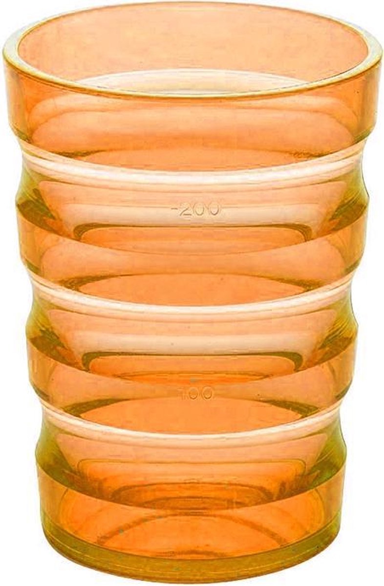 Comforthulpmiddelen Ribbelbeker Sure Grip - oranje
