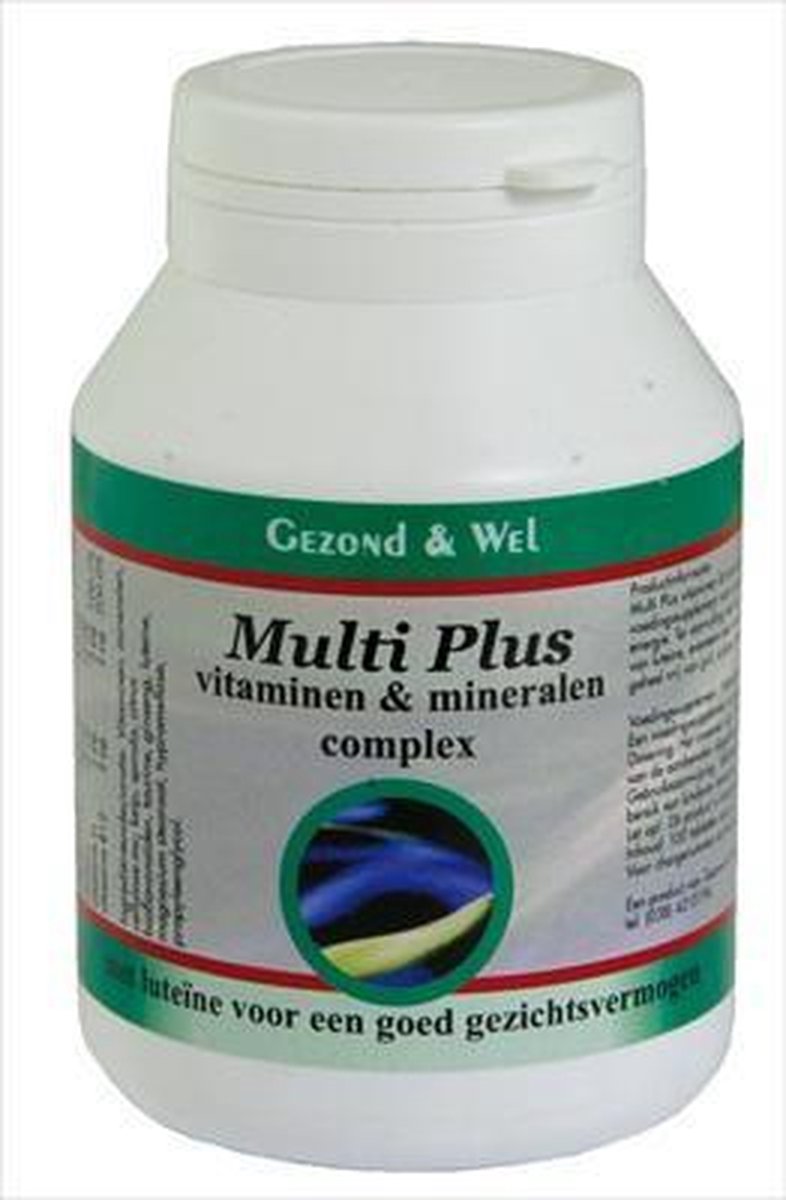 G&W Multi Plus Vitaminen en Mineralen complex 240T