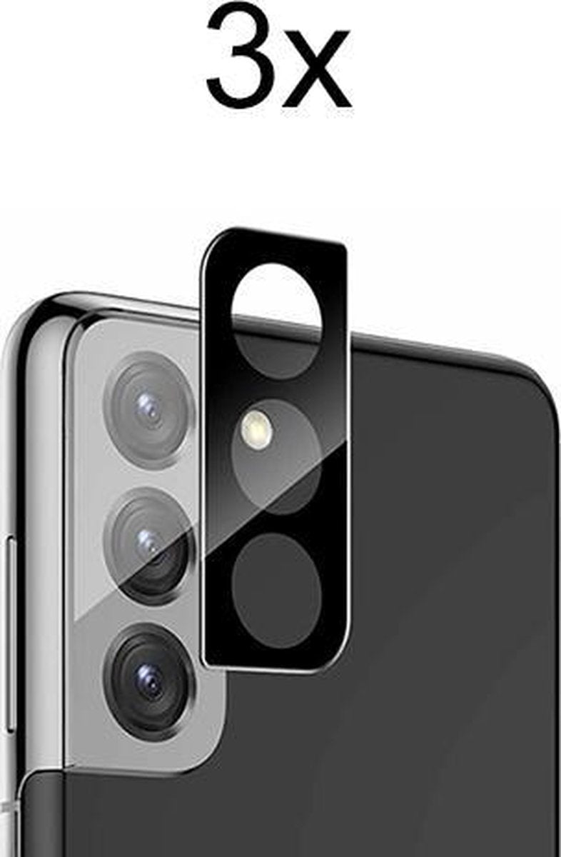 Beschermglas Samsung S21 Screenprotector - Camera Lens Screenprotector - 3x