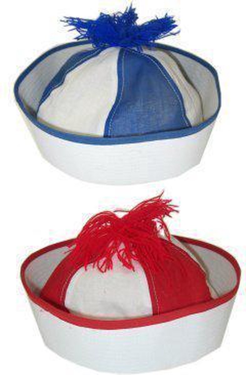 Matrozen pet rood of blauw
