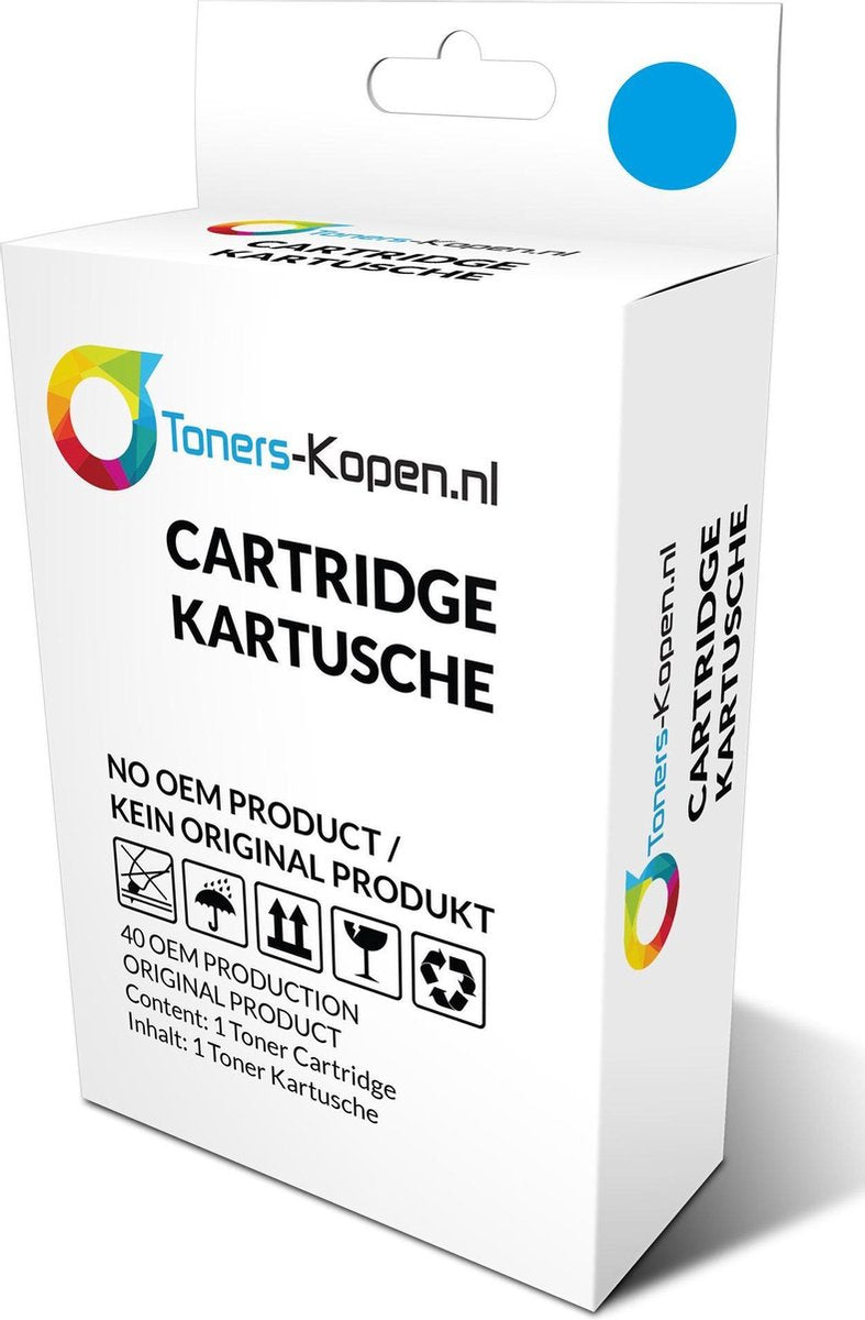 Huismerk inkt cartridge  voor Epson T0802 cyaan Toners-kopen_nl