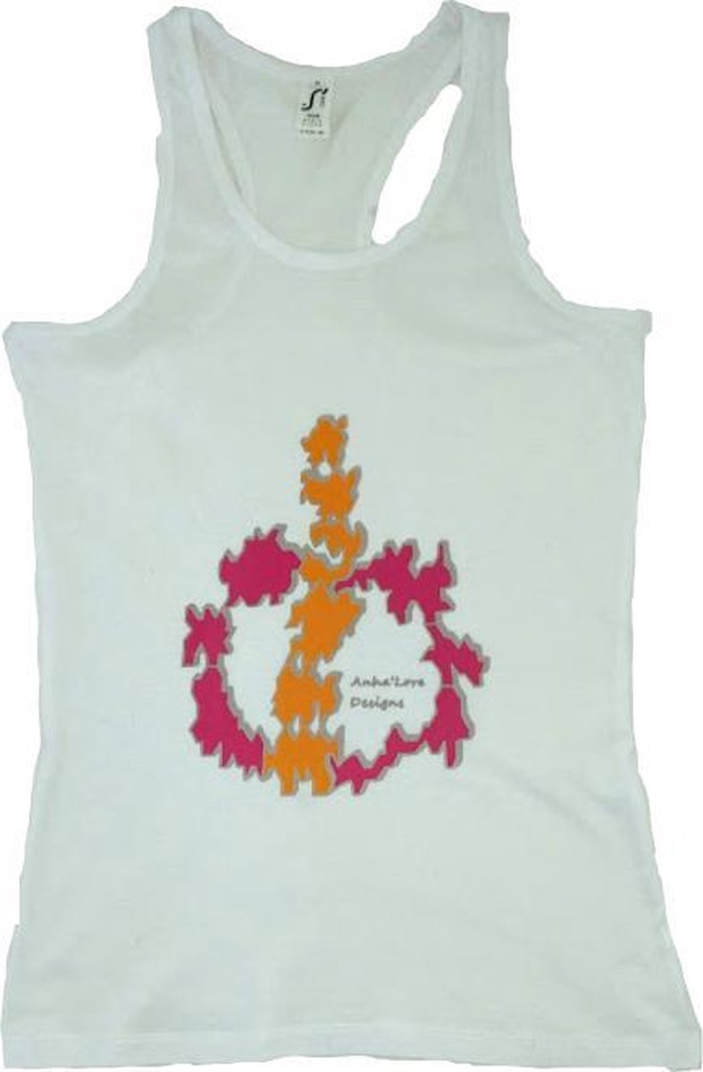 Anha'Lore Designs - Tribal - Tanktop - Wit - XS
