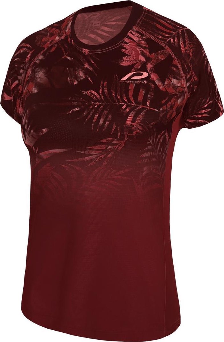 Protective Fietsshirt P-greenthumb Dames Polyester Donkerrood Maat 40