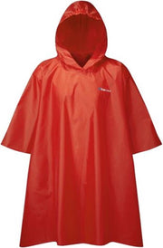 Trekmates Essential Rood Poncho Uniseks