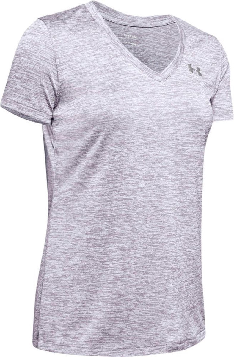 Under Armour Tech S/Sv Twist Fitness Shirt Dames - Maat S