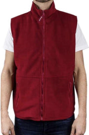 Fleece bodywarmer rood voor volwassenen - Unisex bodywarmer dames/heren M (40/50)