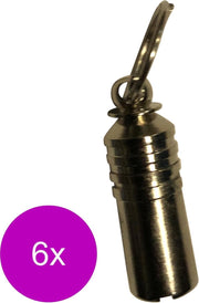 Adori Adreskoker Kat - Kattenadresdrager - 6 x Ø9 x 28 mm Zilver