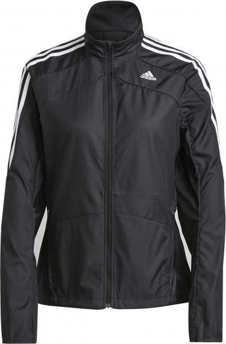 adidas 3-stripes Jacket Dames - zwart - maat XS