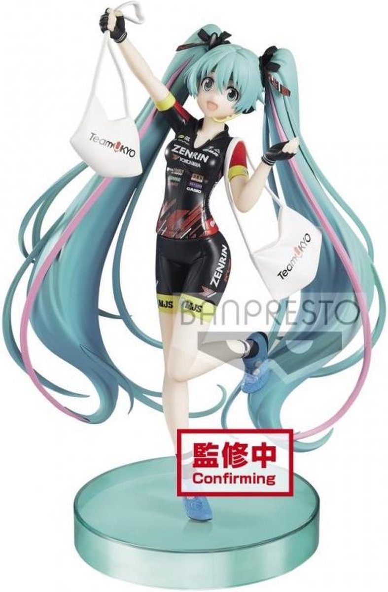 Hatsune Miku Racing Ver. Espresto Est Print&Hair Racing Miku 2019 TeamUkyo Figure 17cm
