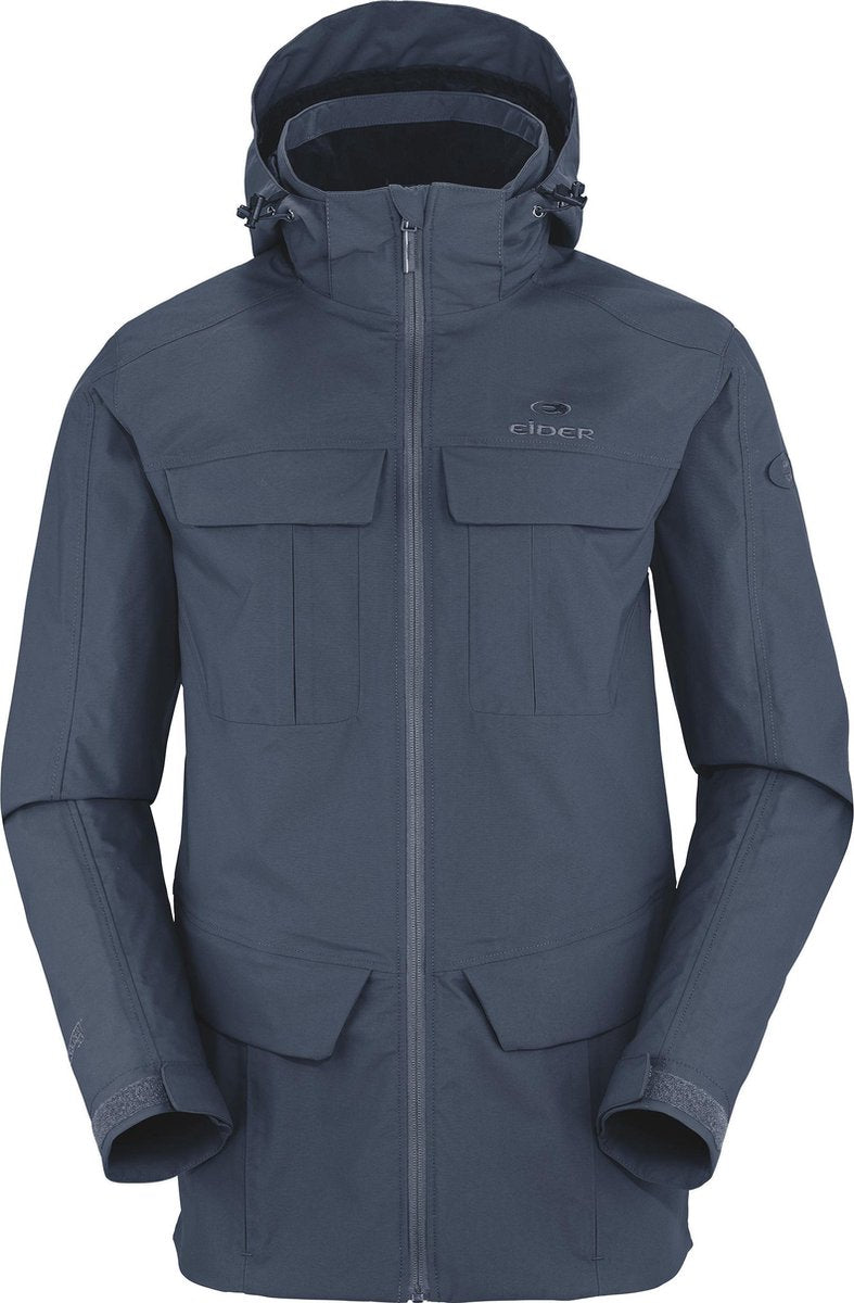 Eider Acadia Jacket Men - heren - jas - maat L - blauw/grijs
