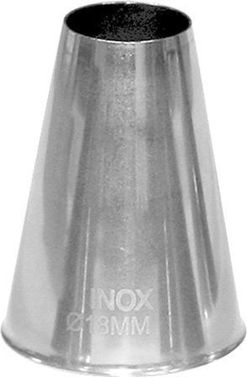 Garneerspuitje RVS Glad Ø17mm