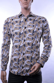 Corrino lange mouw overhemd blouse heren / overhemd