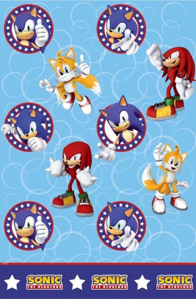 Procos Tafelkleed Sonic Junior 120 X 180 Cm Blauw