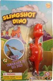 Lg-imports Slingshot Dino 11 Cm Oranje/geel C