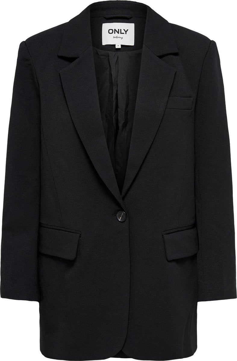 Only ONLLANA L/S OVERSIZE BLAZER Black Dames Blazer - Maat 38