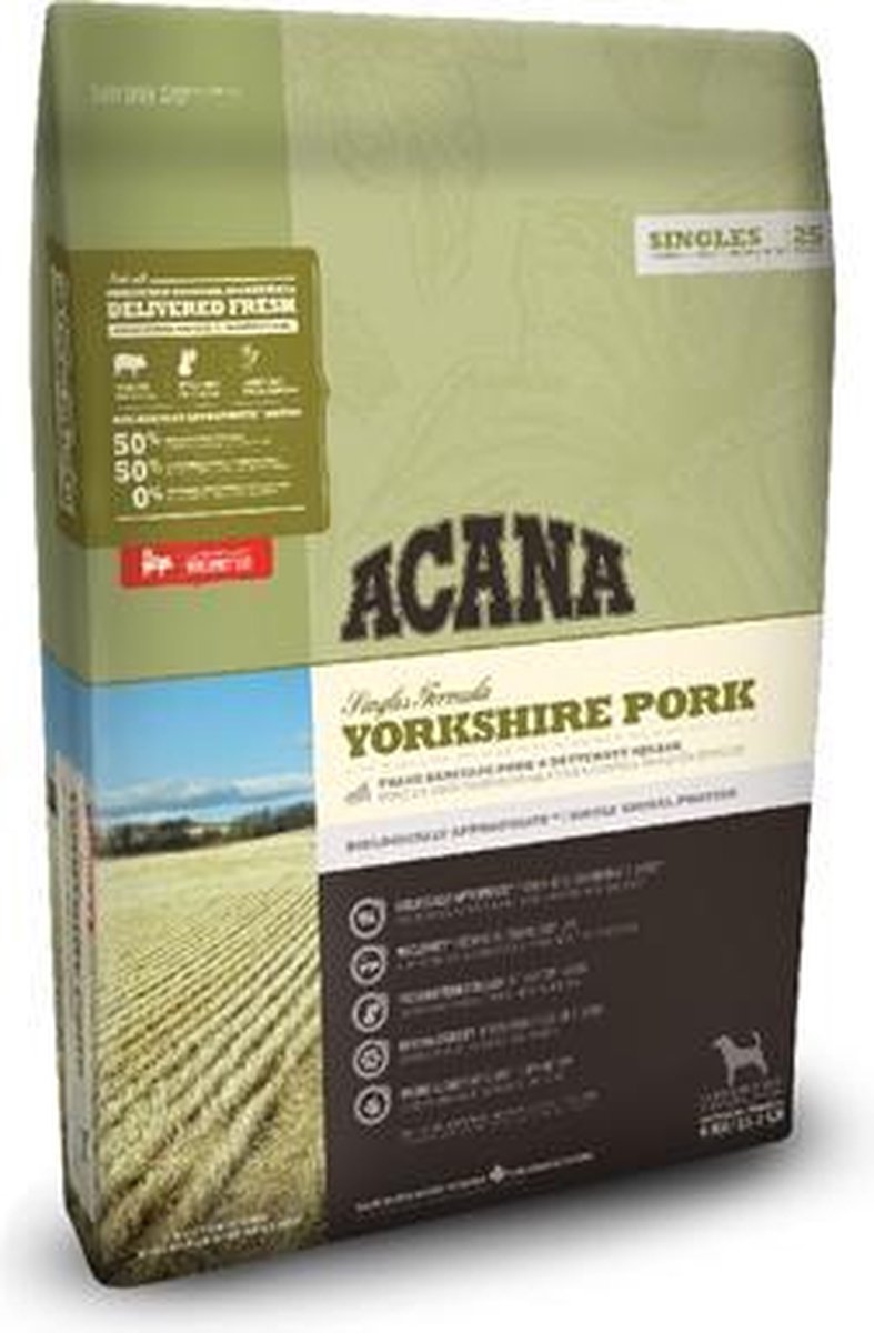 Acana singles yorkshire pork - 6 kg - 1 stuks