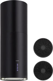 Beretta eilandafzuigkap Ø35cm afvoer/circulatie 650m³/h led rvs