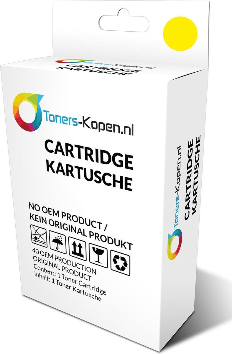 Brother LC-221 Y LC-223 Y geel alternatief - compatible inkt cartridge voor Brother LC221 LC223 geel (met chip) Toners-kopen_nl