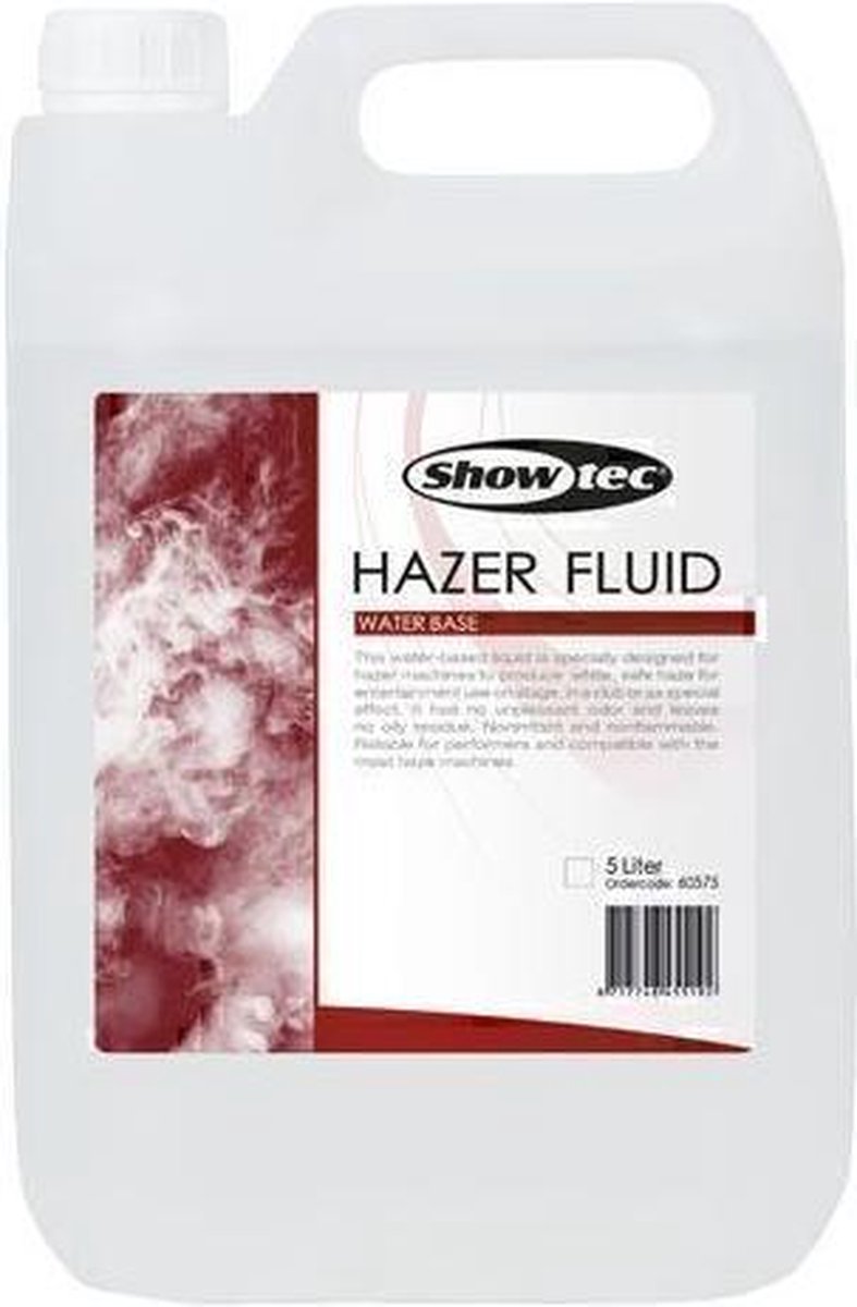 Showtec Hazer Fluid 5L waterbasis