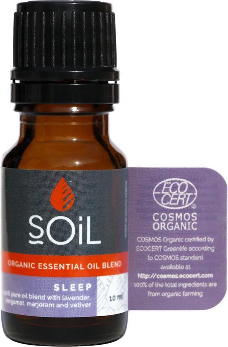 Soil - Sleep - Biologische Etherische Olie - 10 Ml - Rustgevend - Gewoon Heerlijk Slapen