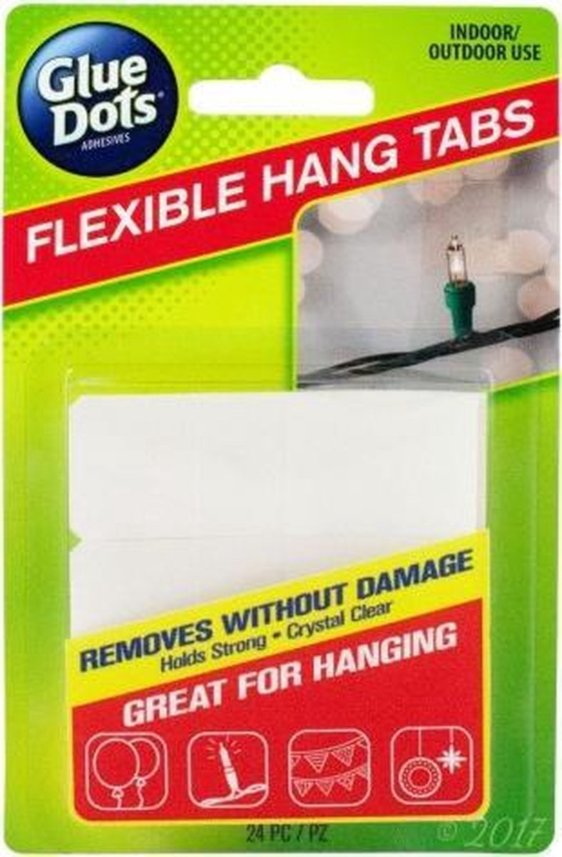 Glue Dots • flexible hang tabs