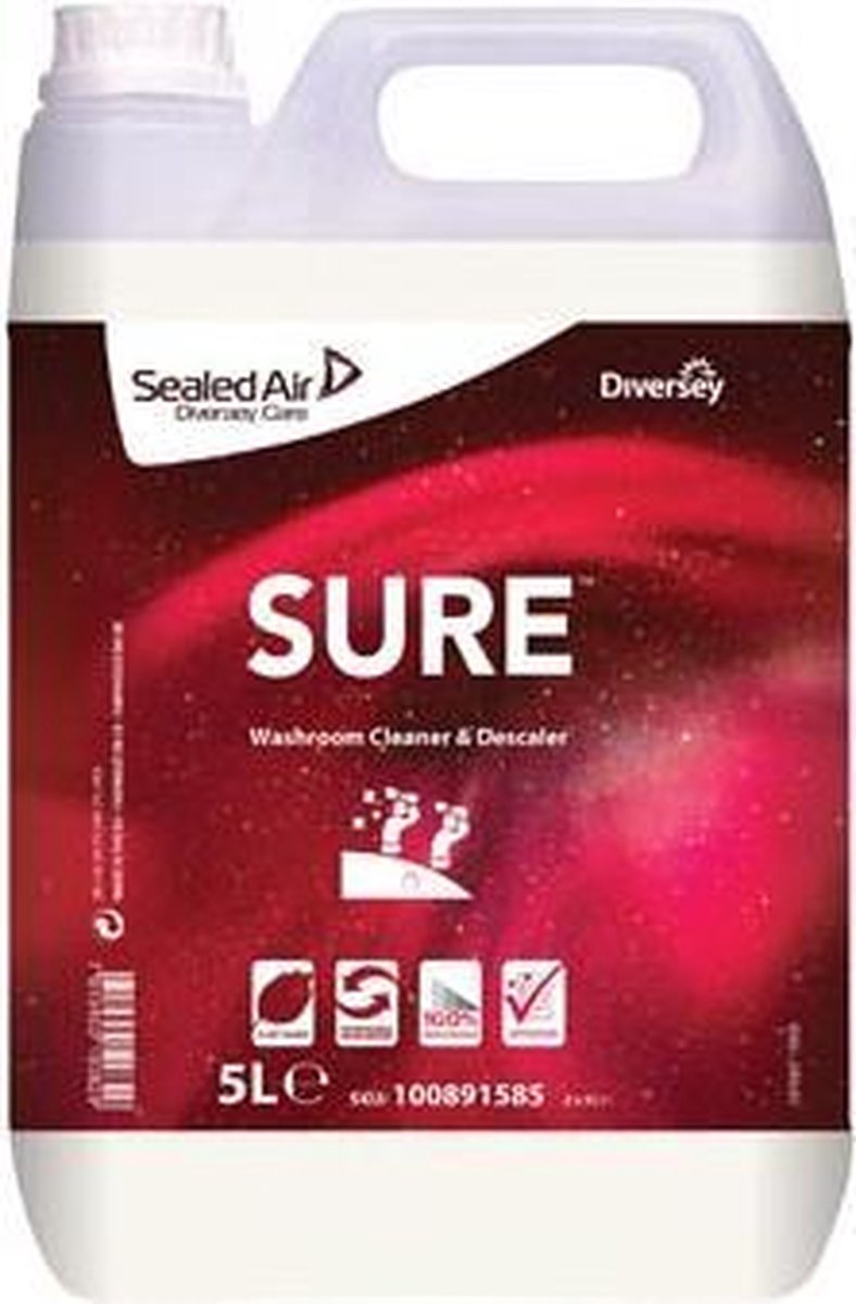 Diversey sanitairreiniger en ontkalker Sure