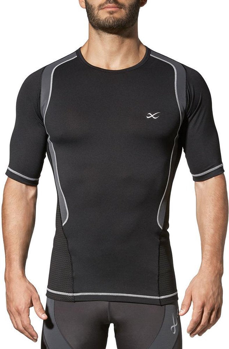 CW-X SS Ventilator Web Compressie shirt met houding correctie - heren - M