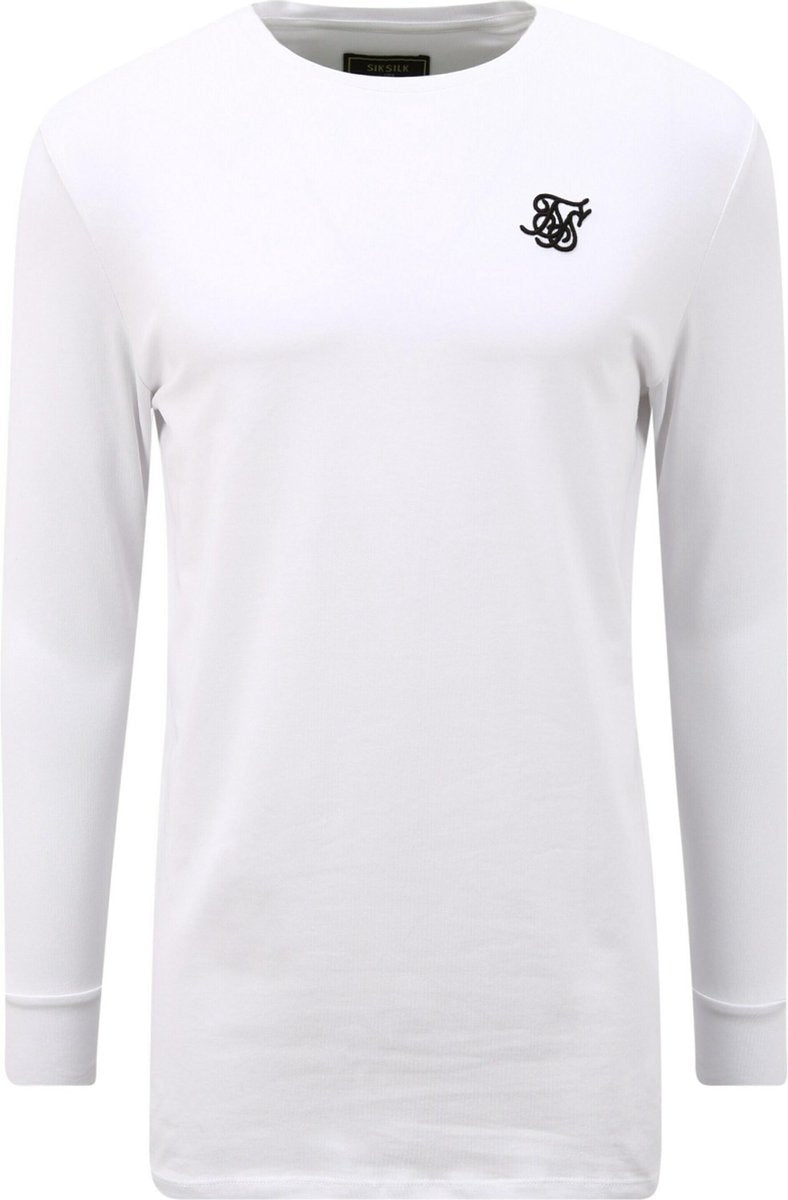 Siksilk shirt Zwart-L