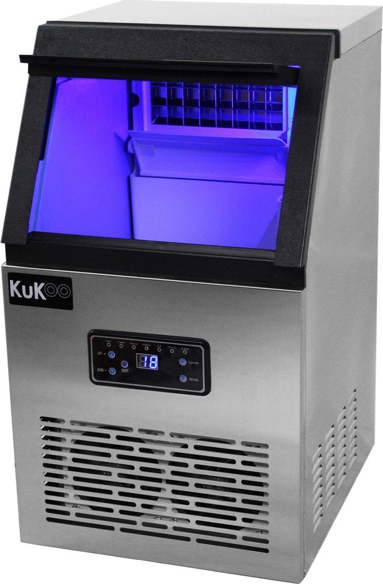 KuKoo IJsblokjesmaker - IJsblokjes machine - Ijsmachine - Horeca
