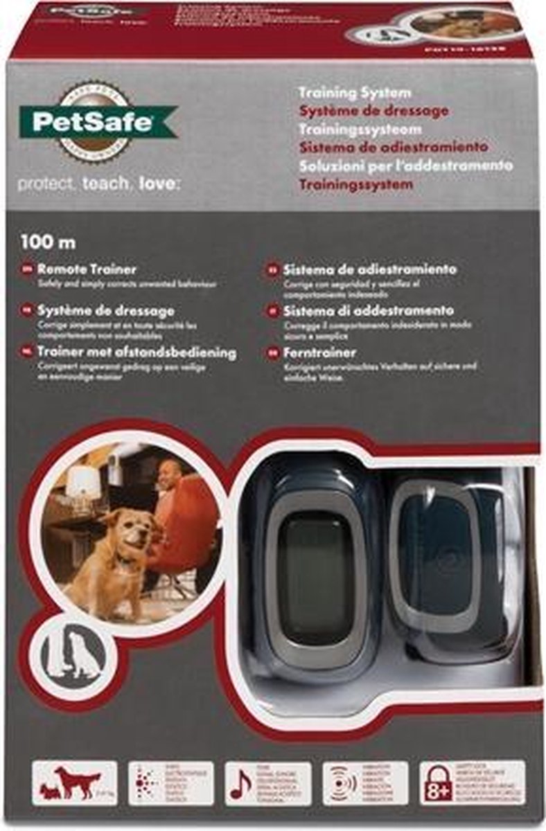 Petsafe trainingssysteem 100 meter met afstandsbediening - voor honden vanaf 3