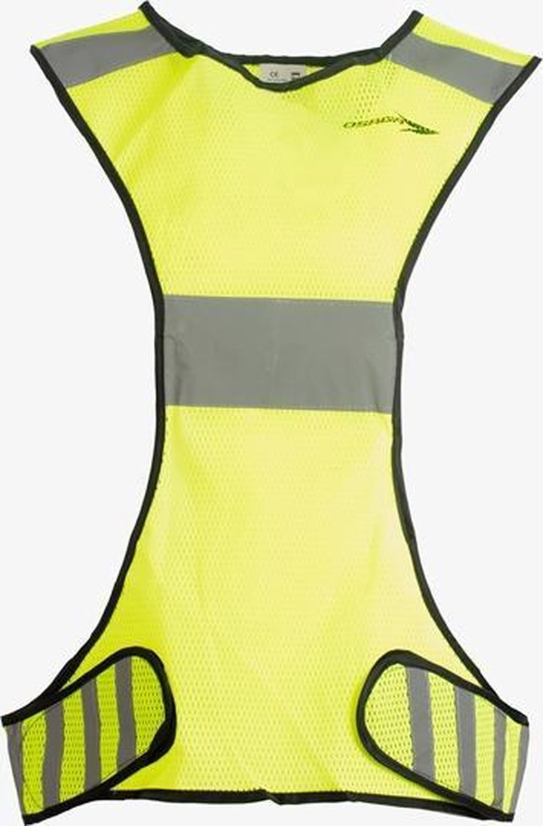 Osaga reflecterend hardloophesje - Geel - Maat S