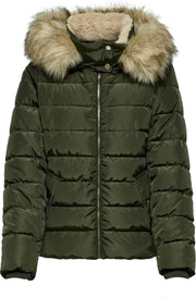 Onlcamilla Quilted Jacket Cc Otw  Forest Night
