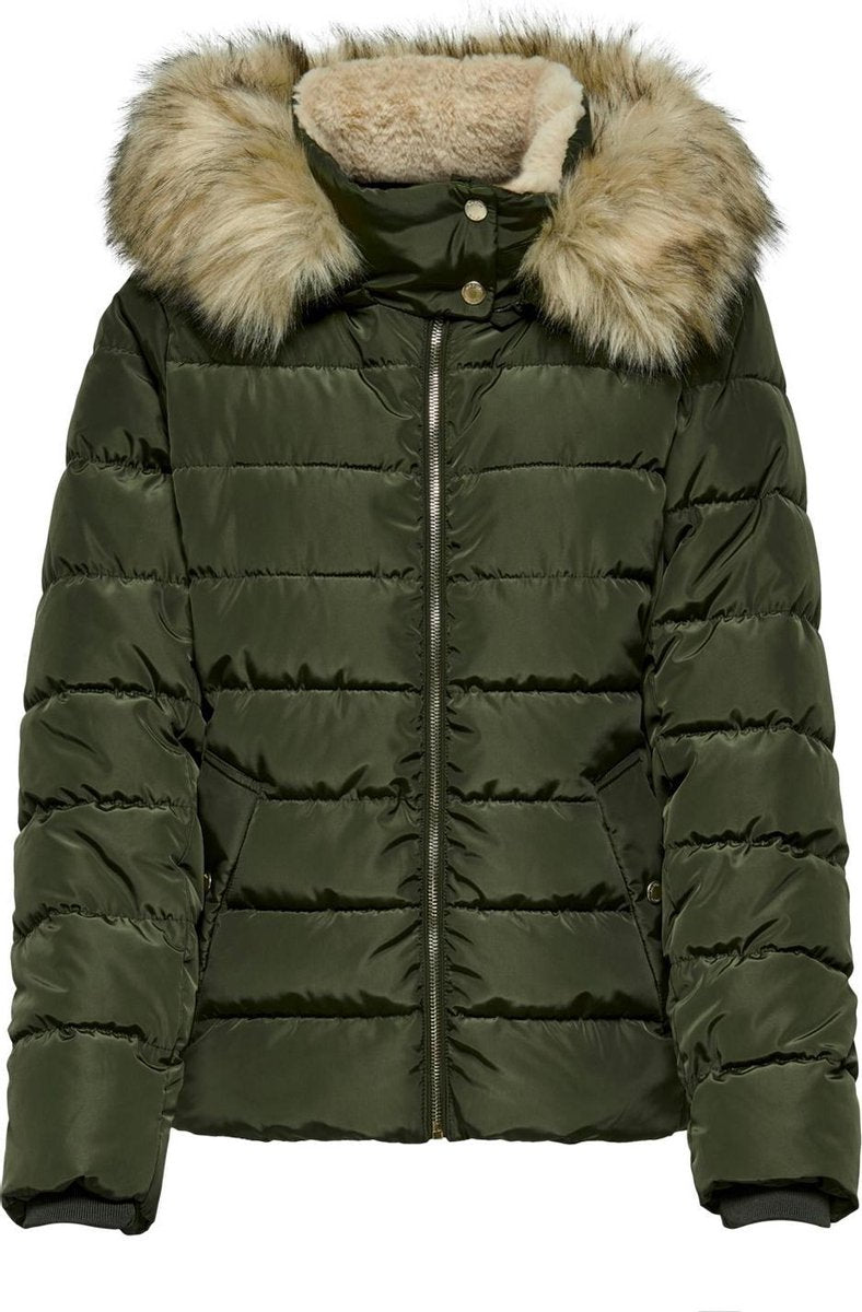 Onlcamilla Quilted Jacket Cc Otw  Forest Night