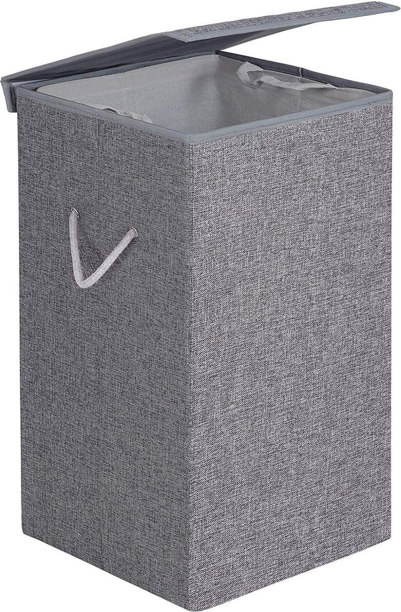 Nancy's Wasmand 85L - Wasmanden met Deksel - Grijs