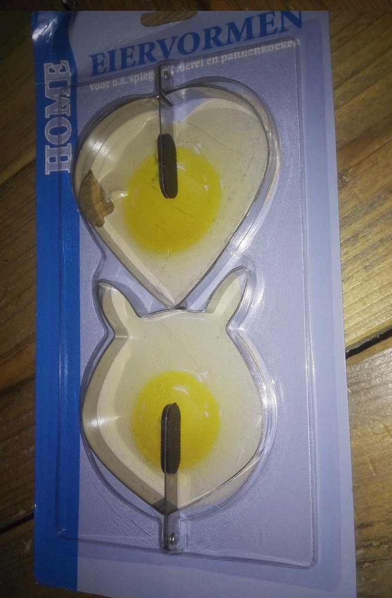 Eiervormen set van 2 stuks