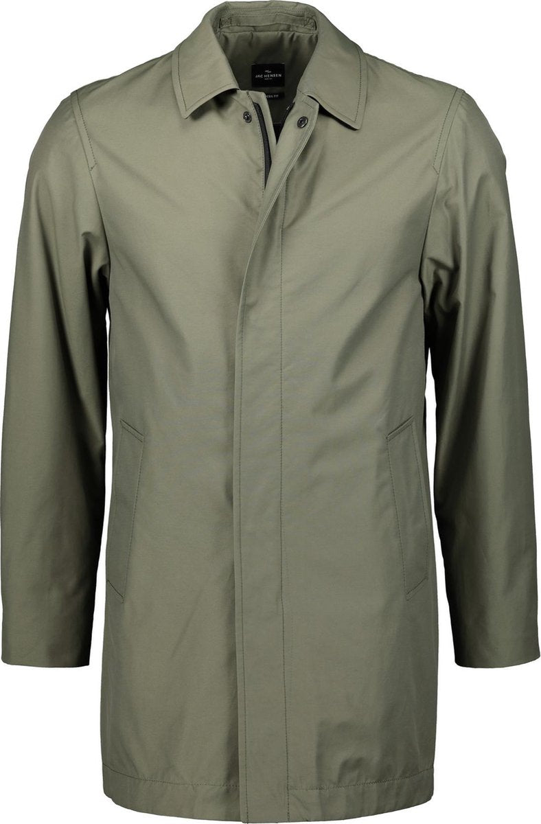Jac Hensen Regenjas - Modern Fit - Groen - 58