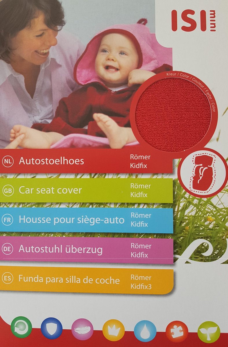 ISI Mini Autostoelhoes Romer Kidfix - Rood