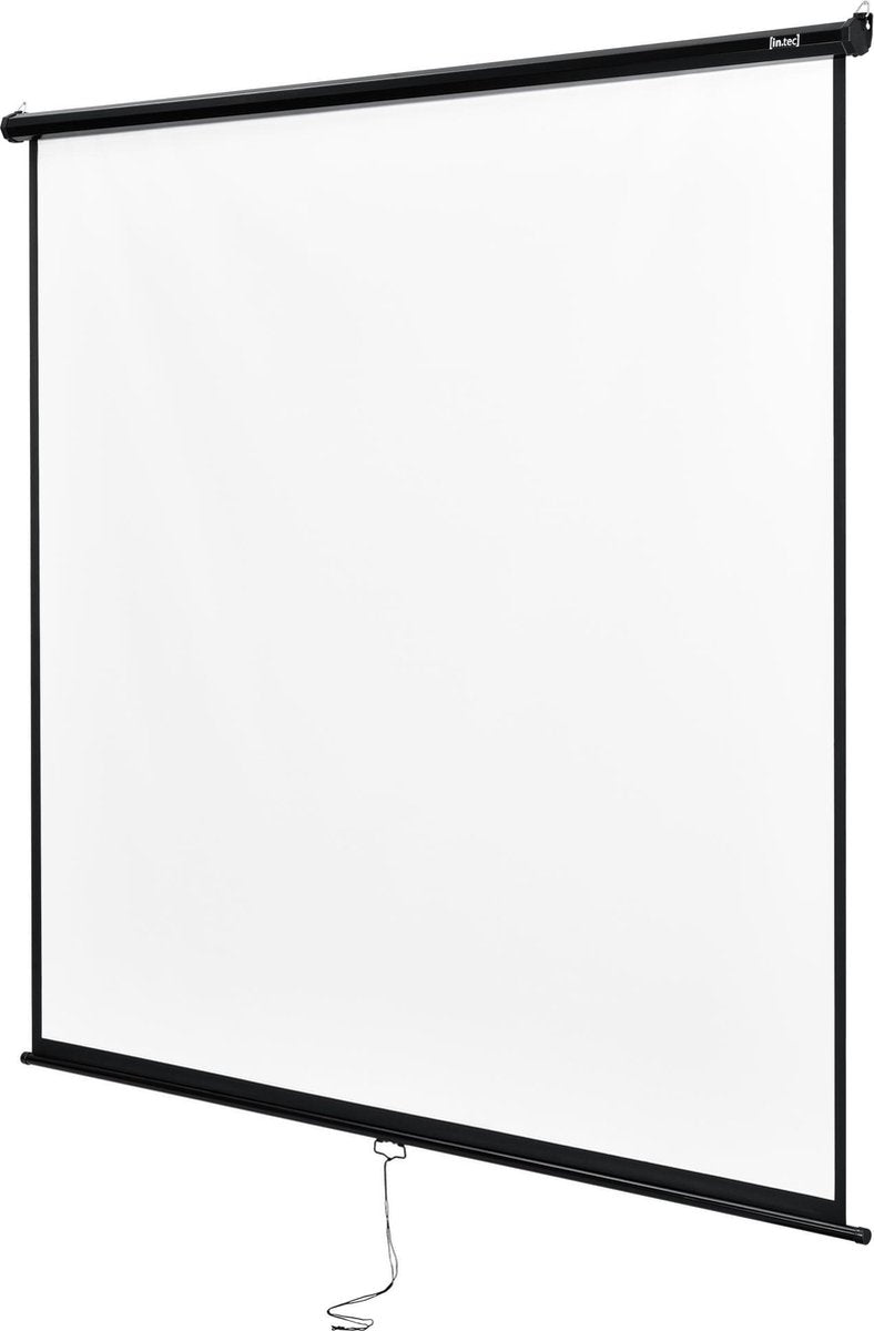 Projectiescherm wit en zwart 203x203 cm 113"
