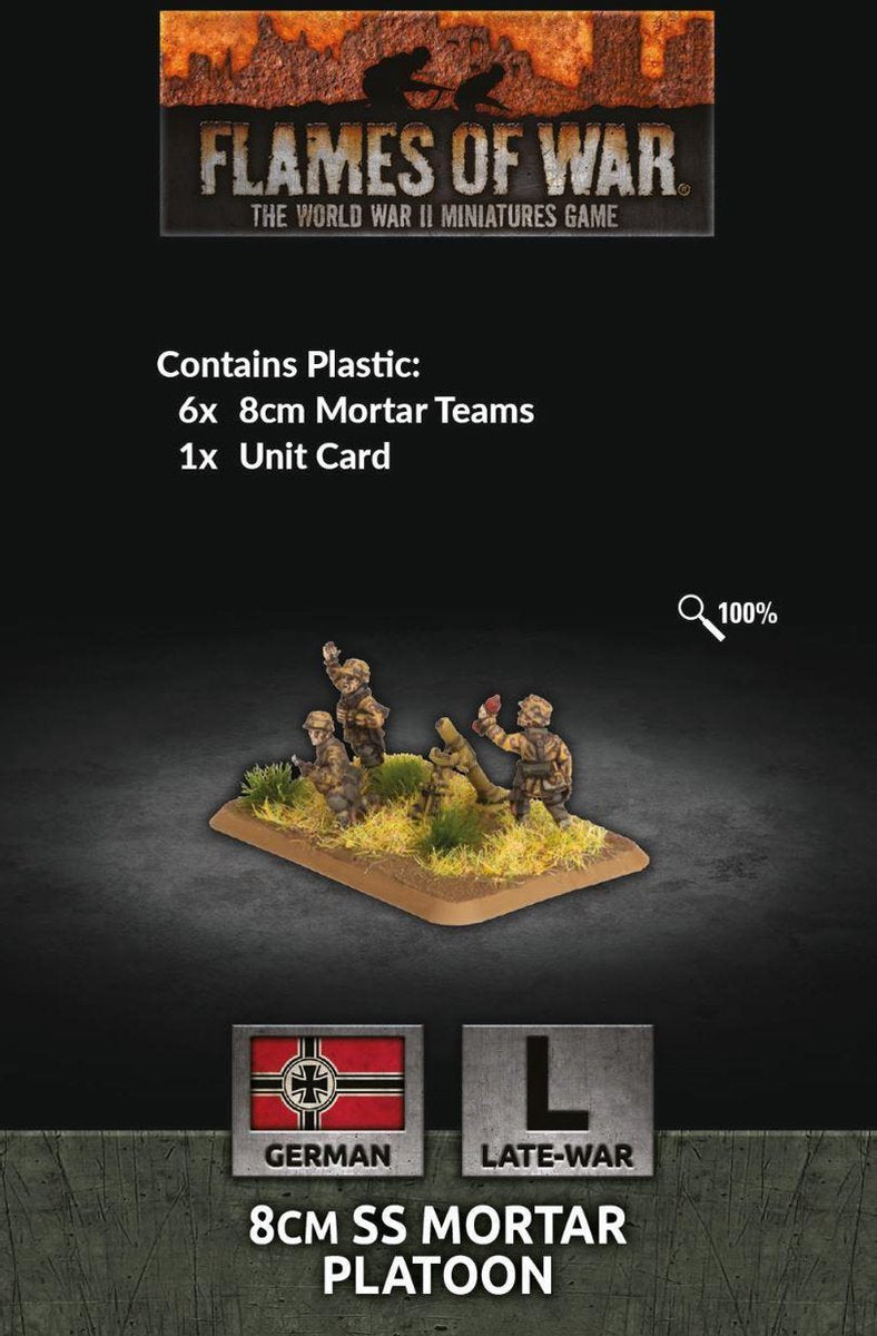 Flames of War: 8cm SS mortar platoon