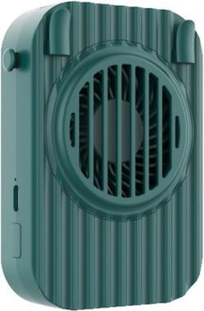 Y-2 Hangende nekventilator Desktop USB Sport Outdoor draagbare ventilator (groen)