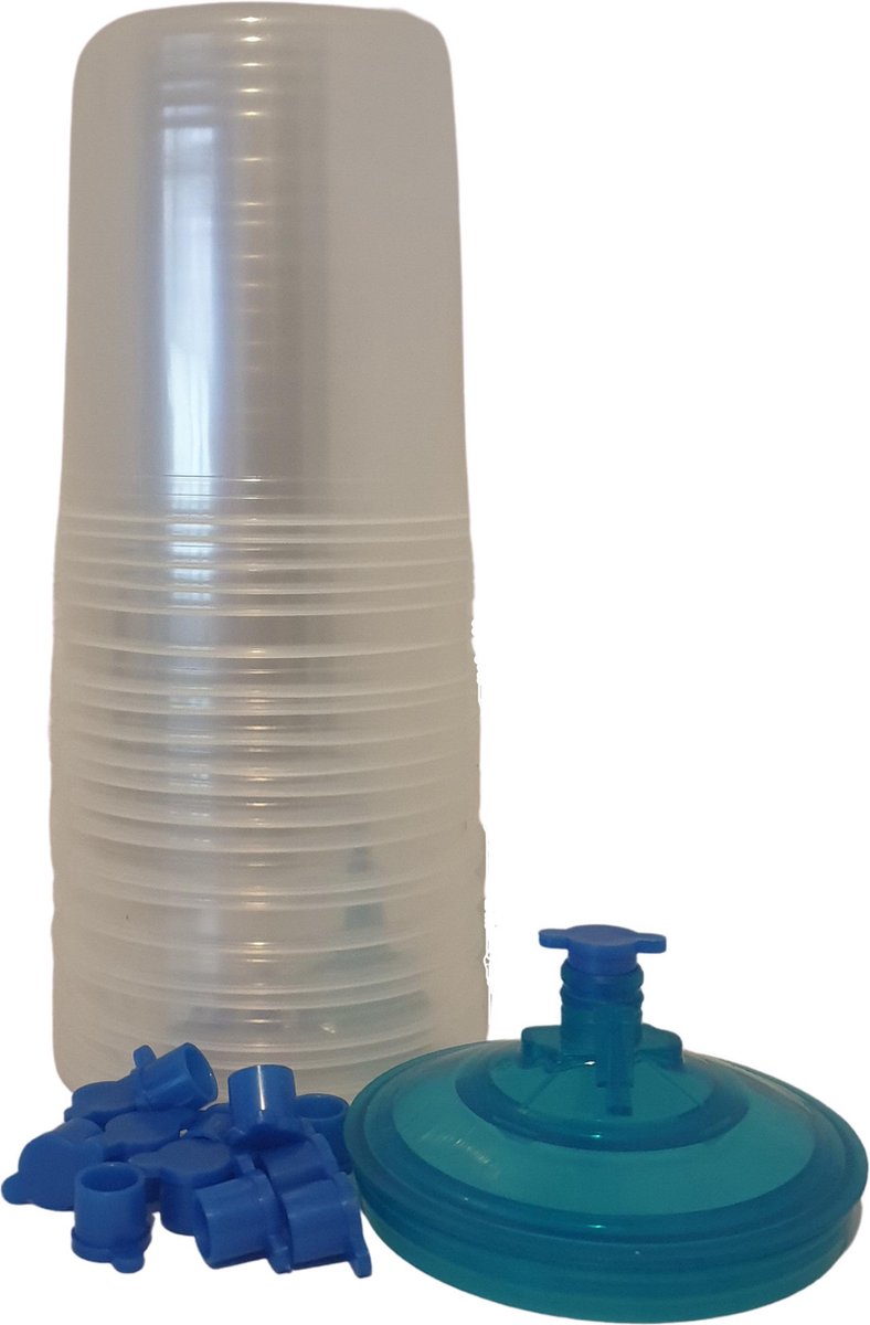 PPS binnencup 600ml set 190micron rood