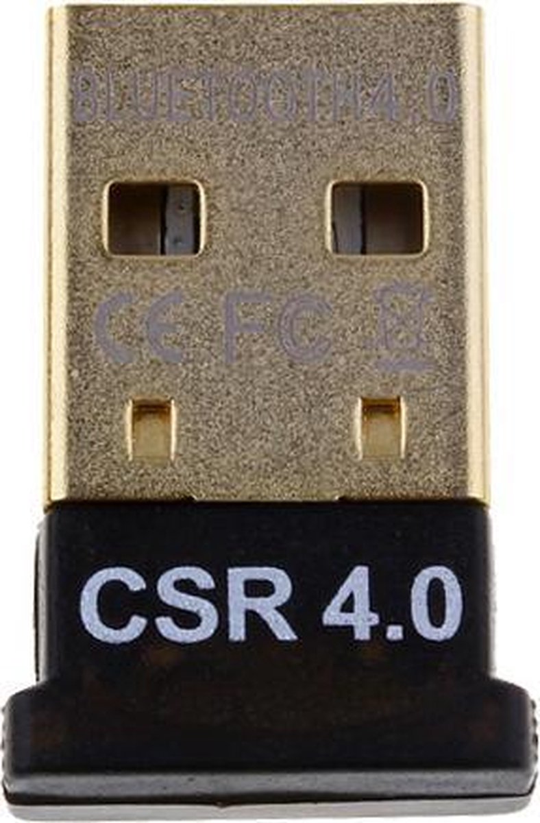 XIB Bluetooth Dongle micro USB adapter 4.0 - MP3 Autoradio - Zwart