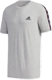 Adidas Essential Tape Tee heren sportshirt midden grijs