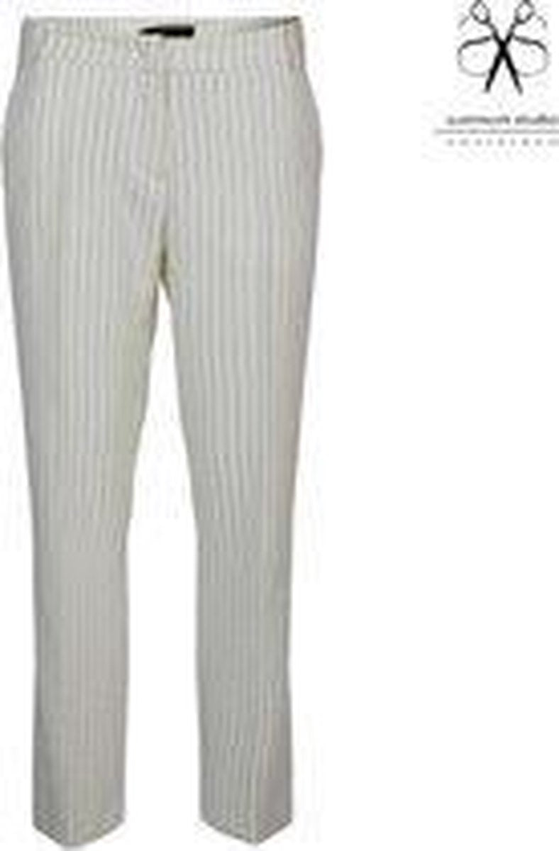 Summum Pinstripe - Broek - Wit - 36