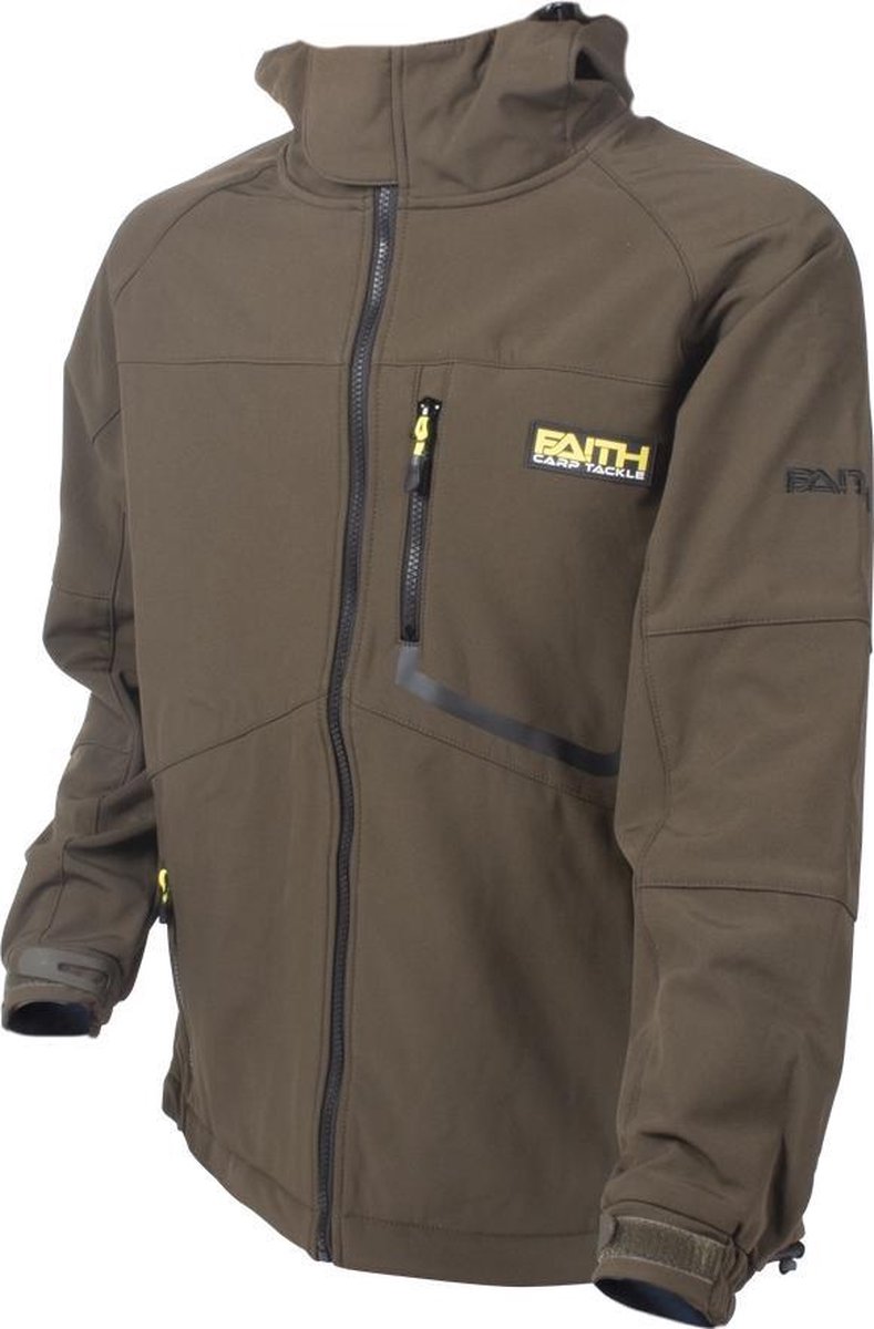 Faith Softshell Jacket - Olive - Maat L - Groen