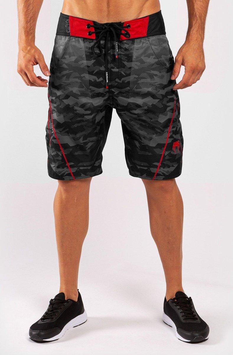 Venum Trooper Training Boardshort Zwart Rood Kies hier uw maat: S - Jeans Maat 30