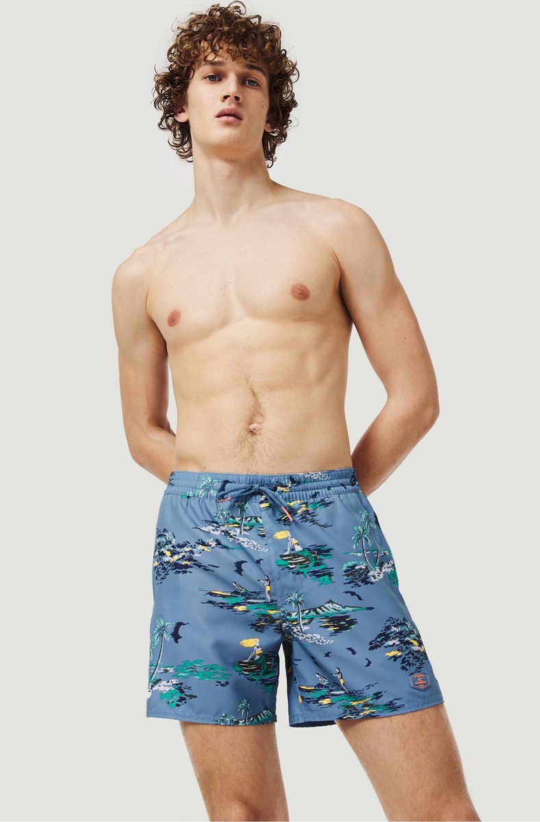 O'Neill Zwembroek Tropical - Blue Aop W/ Yellow Or Orange - Xxl