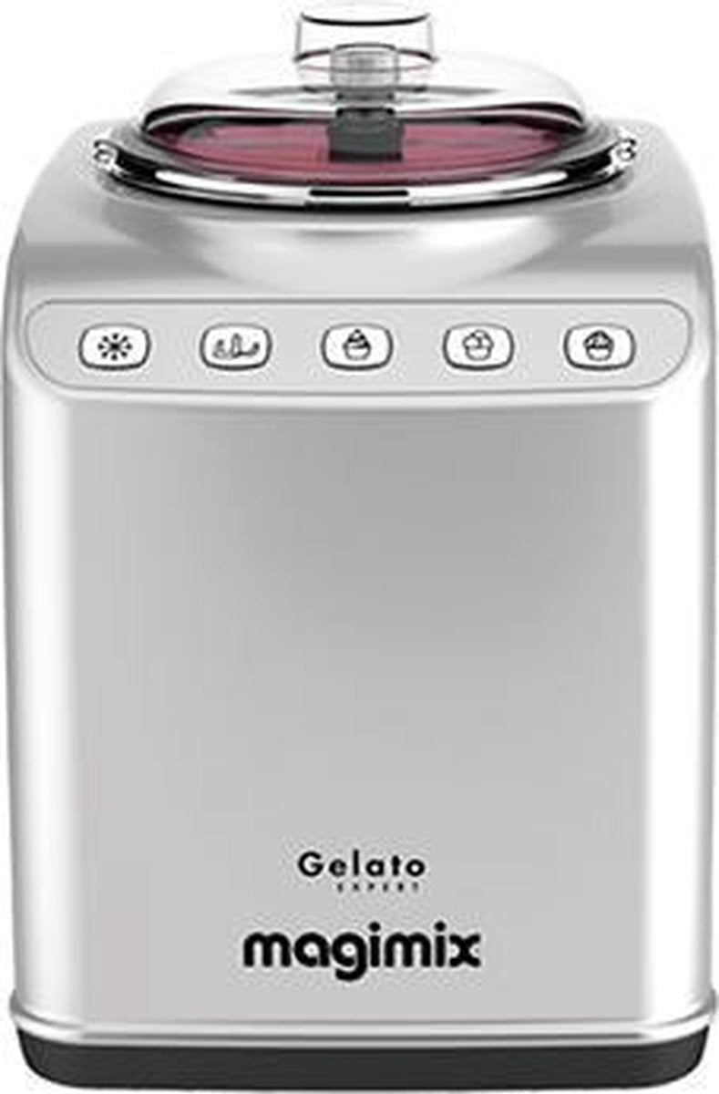 Magimix Gelato Expert 11680NL - Zelf vriezende IJsmachine - Schepijs - Softijs - Grantité - 3 automatische programma's - 2 x 2 L - conserveringsmodus